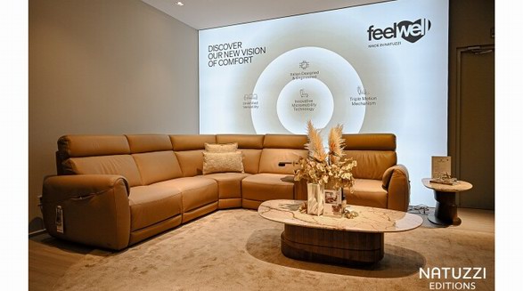 Natuzzi Editions納圖茲意迪森登陸杭州萬象天地，米蘭展矚目之作Nuvia中國首發(fā)