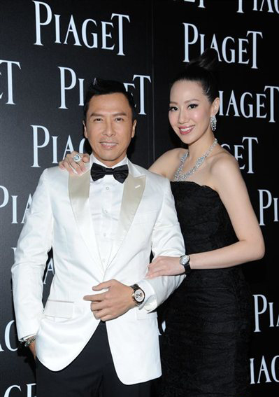 伯爵亞洲旗艦店開幕，甄子丹及汪詩詩、舒淇、鐘楚紅、李美鳳、林熙蕾和崔始源出席